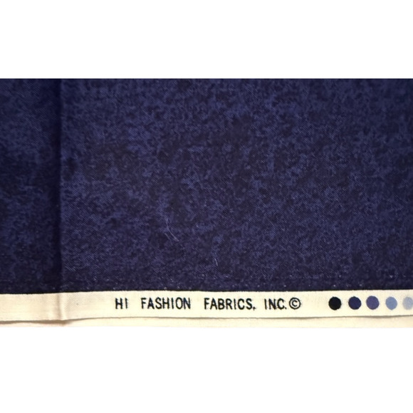 Ombre Fabric White to Blue Gradient Dots Hi Fashion 44" x 70" Cotton 1.88 Yards - Picture 6 of 9